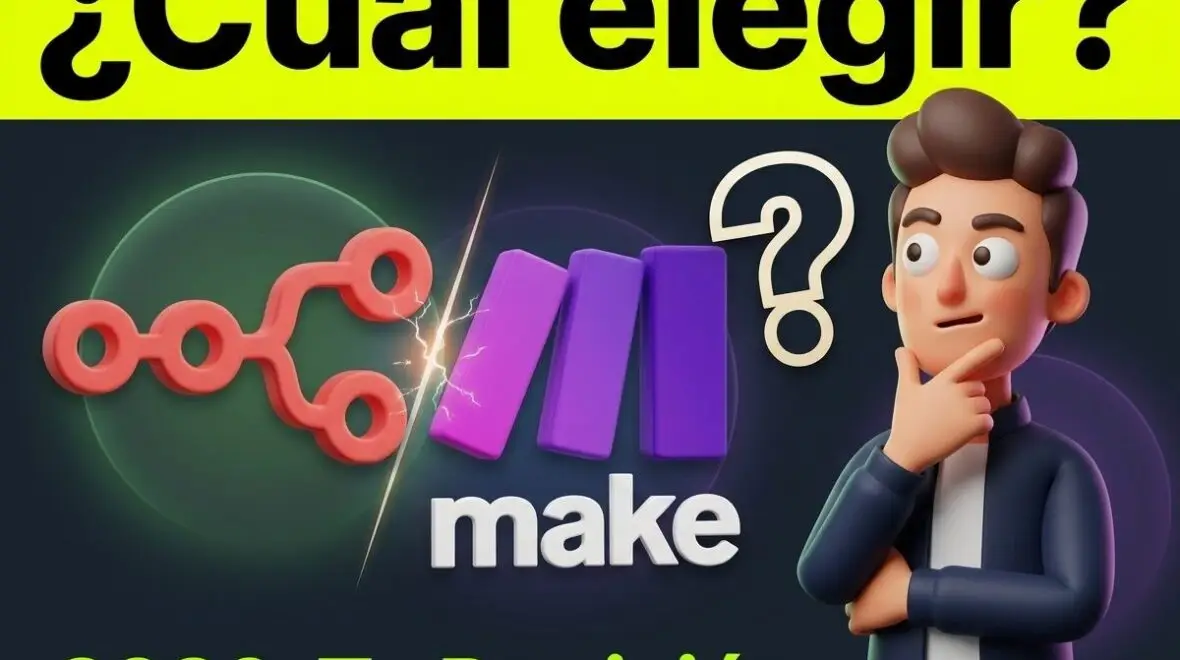 n8n vs Make 2026: Cuál elegir para automatización